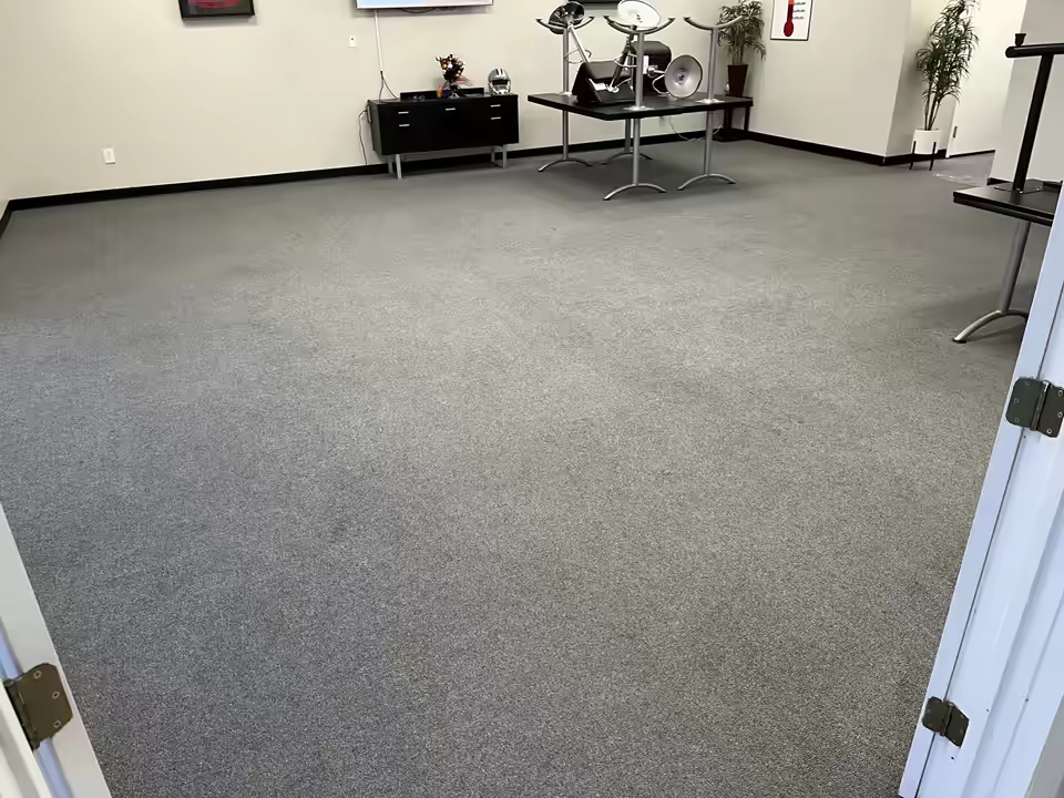 Clean commercial carpet after a Pro-Techs service